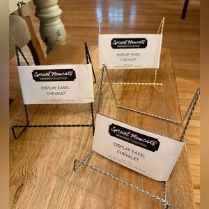 Special Moments Twisted Metal Easel Set of 3